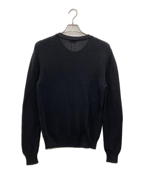 Saint Laurent Paris（サンローランパリ）Saint Laurent Paris (サンローランパリ) 薄手ニット ブラック サイズ:Sの古着・服飾アイテム