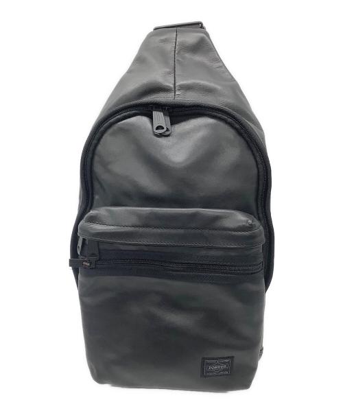 PORTER（ポーター）PORTER (ポーター) ボディーバッグ ブラックの古着・服飾アイテム