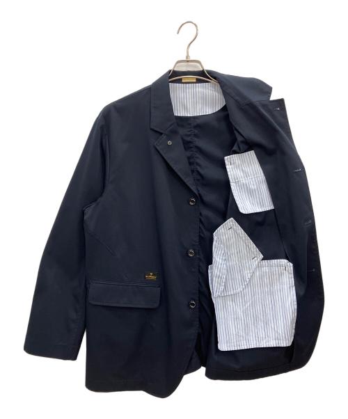UNDERCOVER（アンダーカバー）UNDERCOVER (アンダーカバー) T/Cツイルパッカリングルーズジャケット ネイビー サイズ:3の古着・服飾アイテム