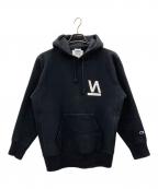 Champion REVERSE WEAVE×VARIOUS ARTISTSチャンピオン リバース ウィーブ×ヴァリアス・アーティスト）の古着「プルオーバーパーカー」｜ブラック