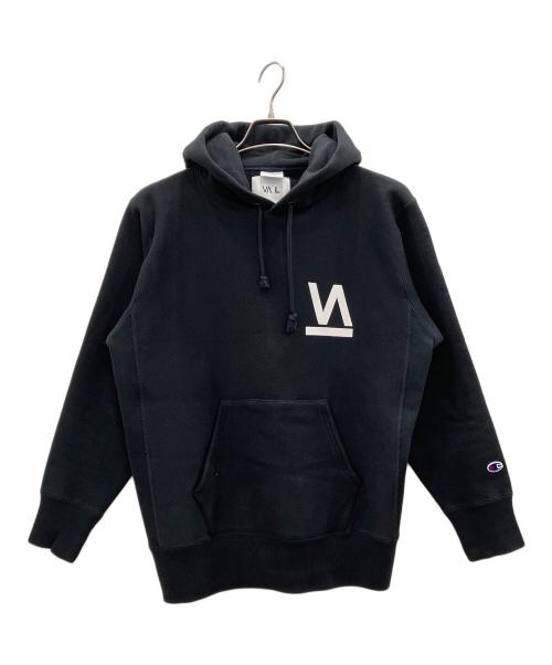 Champion REVERSE WEAVE（チャンピオン リバース ウィーブ）Champion REVERSE WEAVE (チャンピオン リバース ウィーブ) VARIOUS ARTISTS (ヴァリアス・アーティスト) プルオーバーパーカー ブラック サイズ:Lの古着・服飾アイテム