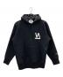 Champion REVERSE WEAVE（チャンピオン リバース ウィーブ）の古着「プルオーバーパーカー」｜ブラック
