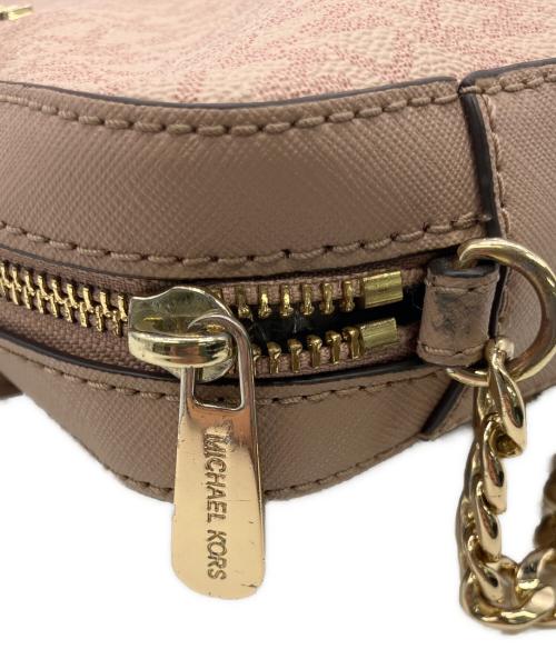 MICHAEL KORS（マイケルコース）MICHAEL KORS (マイケルコース) チェーンショルダーバッグ ピンクの古着・服飾アイテム