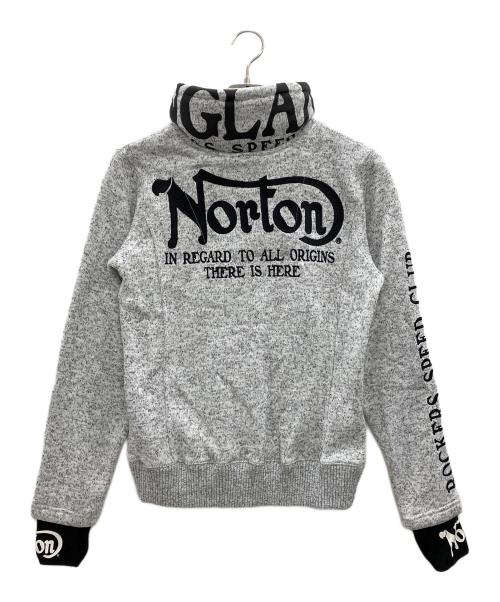 Norton（ノートン）Norton (ノートン) ジップジャケット グレー サイズ:SMALLの古着・服飾アイテム