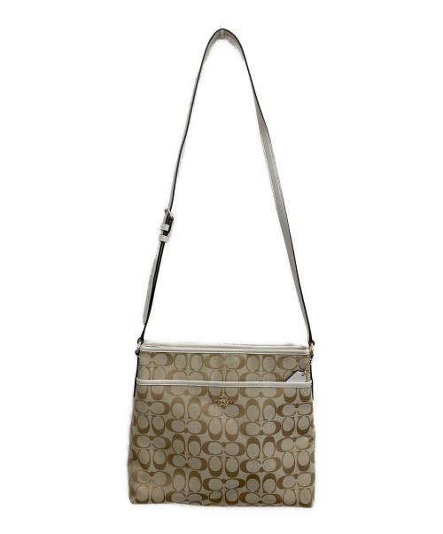 COACH（コーチ）COACH (コーチ) ショルダーバッグ ベージュの古着・服飾アイテム
