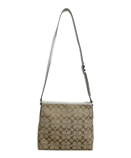 COACH（コーチ）COACH (コーチ) ショルダーバッグ ベージュの古着・服飾アイテム
