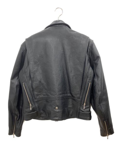 HARLEY-DAVIDSON（ハーレーダビッドソン）HARLEY-DAVIDSON (ハーレーダビッドソン) ダブルライダースレザージャケット ブラック サイズ:40の古着・服飾アイテム
