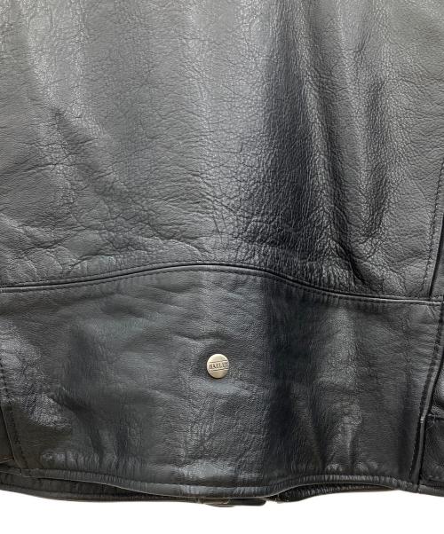 HARLEY-DAVIDSON（ハーレーダビッドソン）HARLEY-DAVIDSON (ハーレーダビッドソン) ダブルライダースレザージャケット ブラック サイズ:40の古着・服飾アイテム