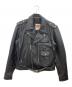 HARLEY-DAVIDSON（ハーレーダビッドソン）の古着「ダブルライダースレザージャケット」｜ブラック