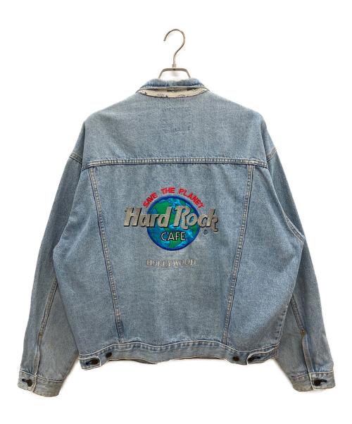 Hard Rock cafe（ハードロックカフェ）Hard Rock cafe (ハードロックカフェ) デニムジャケット インディゴ サイズ:XLの古着・服飾アイテム