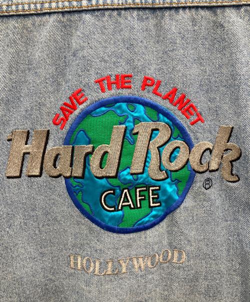 Hard Rock cafe（ハードロックカフェ）Hard Rock cafe (ハードロックカフェ) デニムジャケット インディゴ サイズ:XLの古着・服飾アイテム