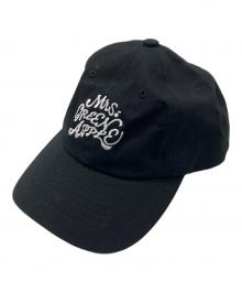Mrs GREEN APPLE（ミセスグリーンアップル）の古着「刺繍ロゴキャップ」｜ブラック