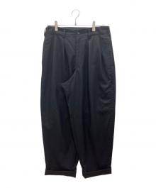 Y's for men（ワイズフォーメン）の古着「タックパンツ」｜ブラック