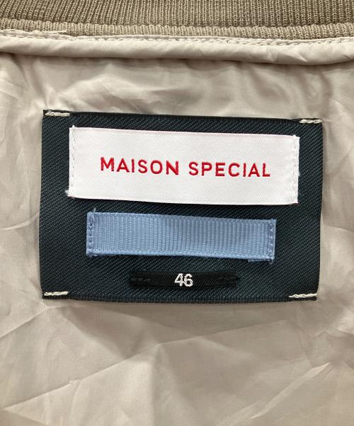 MAISON SPECIAL（メゾンスペシャル）MAISON SPECIAL (メゾンスペシャル) ナイロンジャケット ベージュ サイズ:46の古着・服飾アイテム
