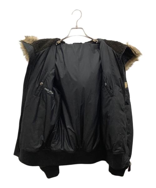 DOLCE & GABBANA（ドルチェ＆ガッバーナ）DOLCE & GABBANA (ドルチェ＆ガッバーナ) 中綿ジャケット ブラック サイズ:46の古着・服飾アイテム