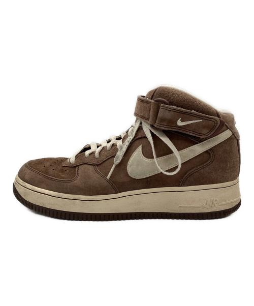NIKE（ナイキ）NIKE (ナイキ) ハイカットスニーカー ブラウン サイズ:28の古着・服飾アイテム