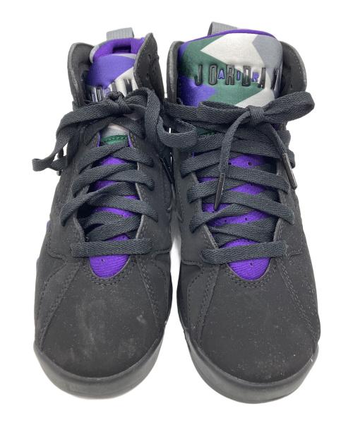 NIKE（ナイキ）NIKE (ナイキ) ハイカットスニーカー ブラック×パープル サイズ:23の古着・服飾アイテム