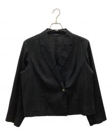 FRAMeWORK（フレームワーク）の古着「ハーフスリーブジャケット」｜ブラック
