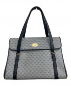 GUCCIグッチ）の古着「ハンドバッグ」｜グレー×ネイビー