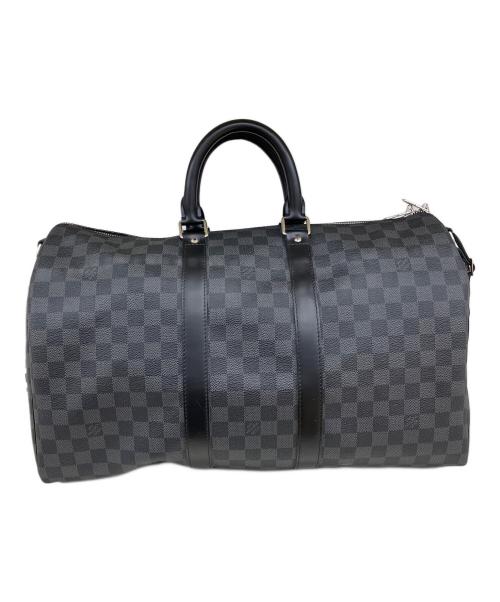 LOUIS VUITTON（ルイ ヴィトン）LOUIS VUITTON (ルイ ヴィトン) キーポル・バンドリエール45 ブラックの古着・服飾アイテム