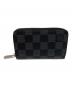 LOUIS VUITTON（ルイ ヴィトン）の古着「ダミエ ジッピーコインパース」｜ブラック