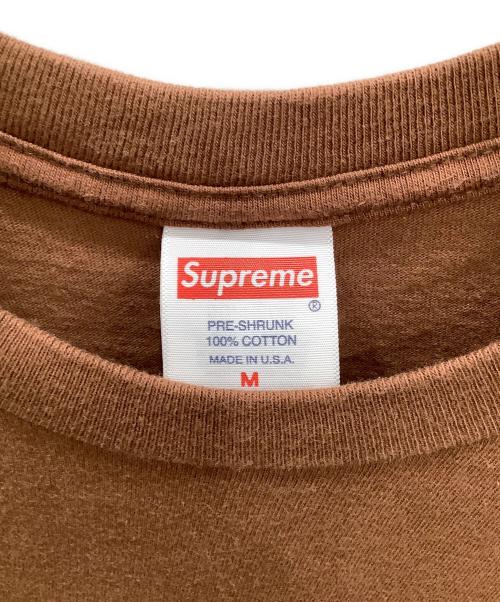 SUPREME（シュプリーム）SUPREME (シュプリーム) 半袖カットソー ブラウン サイズ:Mの古着・服飾アイテム