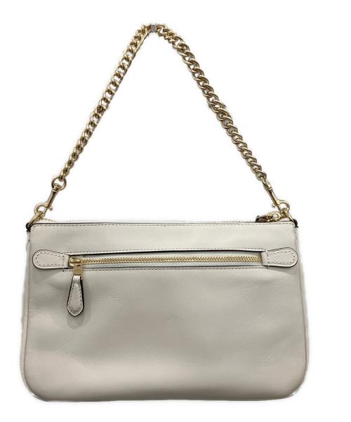 COACH（コーチ）COACH (コーチ) チェーンショルダーバッグ ホワイトの古着・服飾アイテム