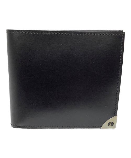 dunhill（ダンヒル）dunhill (ダンヒル) 2つ折り財布 ブラックの古着・服飾アイテム