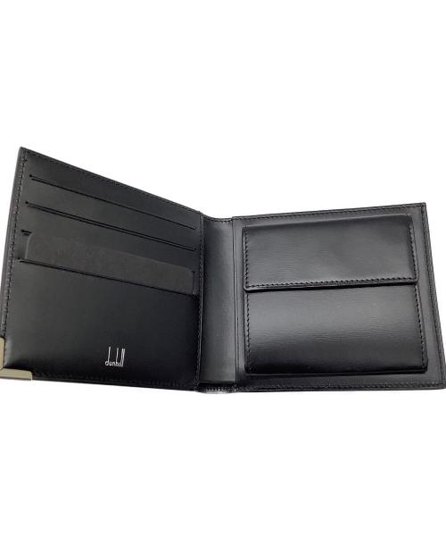 dunhill（ダンヒル）dunhill (ダンヒル) 2つ折り財布 ブラックの古着・服飾アイテム