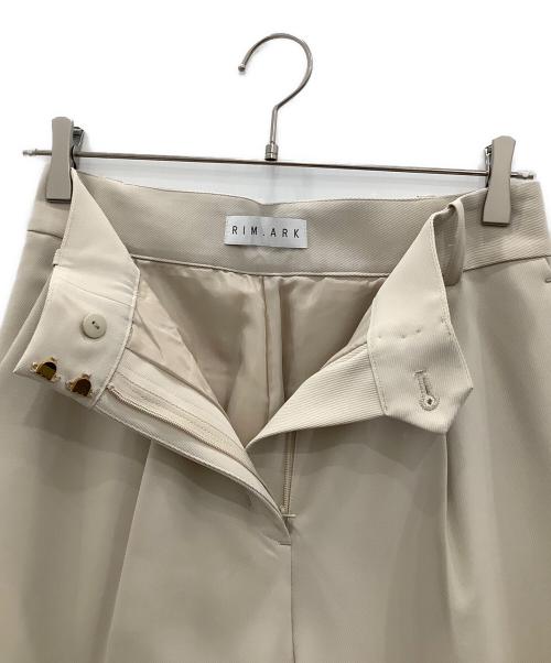 RIM.ARK（リムアーク）RIM.ARK (リムアーク) パンツ　RIM.ARK　ベージュ　460ESL31-0790　High waist kersey PT ベージュ サイズ:SIZE 38の古着・服飾アイテム