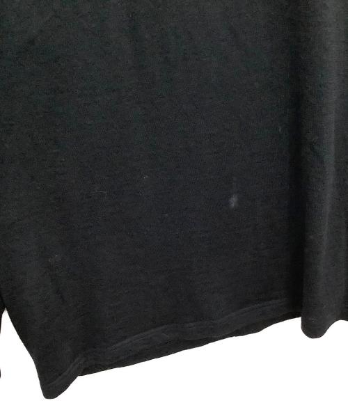 Graphpaper（グラフペーパー）Graphpaper (グラフペーパー) 薄手ニット　Washable Wool Crew Neck Big Tee ブラック サイズ: Freeの古着・服飾アイテム