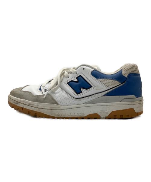 NEW BALANCE（ニューバランス）NEW BALANCE (ニューバランス) スニーカー BB550ESA ホワイト×ブルー サイズ:28.5の古着・服飾アイテム