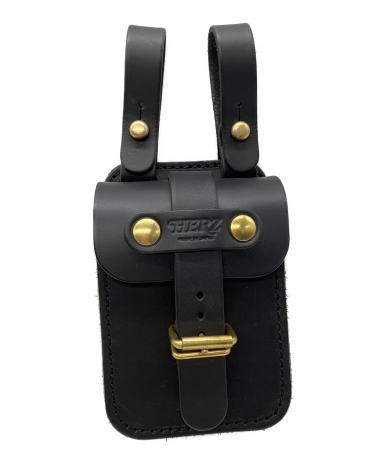 中古・古着通販】Herz (ヘルツ) ベルトポーチ ブラック｜ブランド