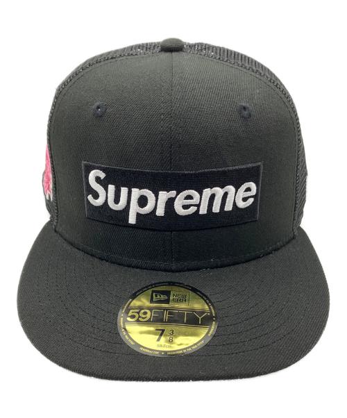 SUPREME（シュプリーム）SUPREME (シュプリーム) New Era (ニューエラ) メッシュキャップ ブラックの古着・服飾アイテム