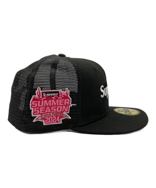 SUPREME（シュプリーム）SUPREME (シュプリーム) New Era (ニューエラ) メッシュキャップ ブラックの古着・服飾アイテム