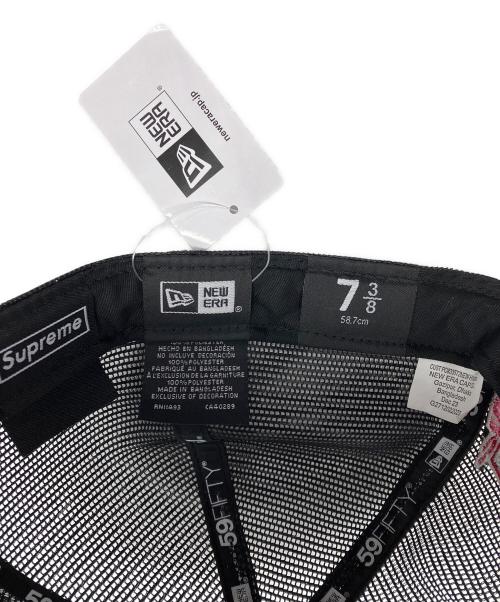 SUPREME（シュプリーム）SUPREME (シュプリーム) New Era (ニューエラ) メッシュキャップ ブラックの古着・服飾アイテム