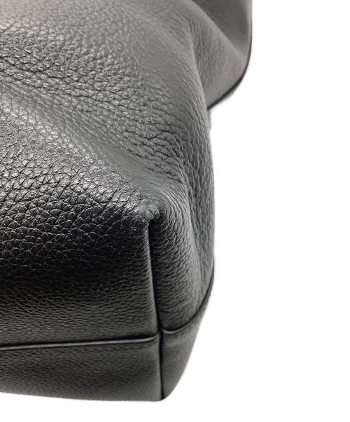 PRADA（プラダ）PRADA (プラダ) 2WAYレザートートバッグ ヴィッテロダイノ1201 ブラックの古着・服飾アイテム