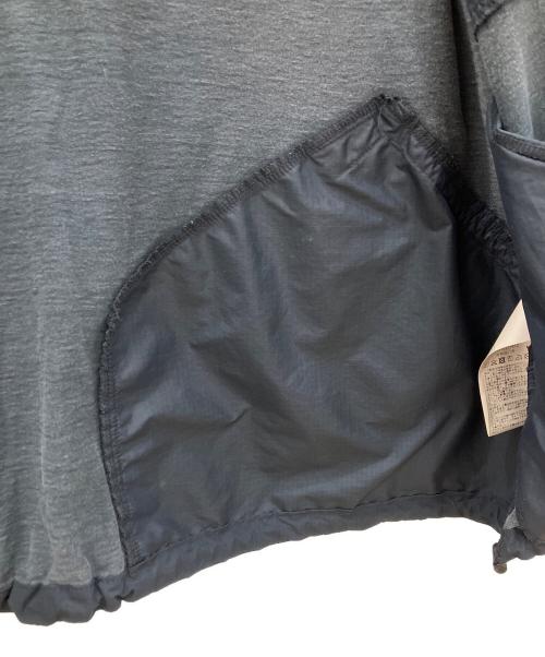 Schott（ショット）Schott (ショット) REMI RELIEF (レミレリーフ) 半袖カーディガン　アンカットバウンド グレー サイズ:Mの古着・服飾アイテム