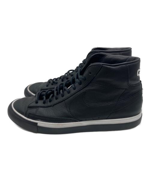 NIKE（ナイキ）NIKE (ナイキ) COMME des GARCONS (コムデギャルソン) ハイカットスニーカー ブラック サイズ:US9の古着・服飾アイテム