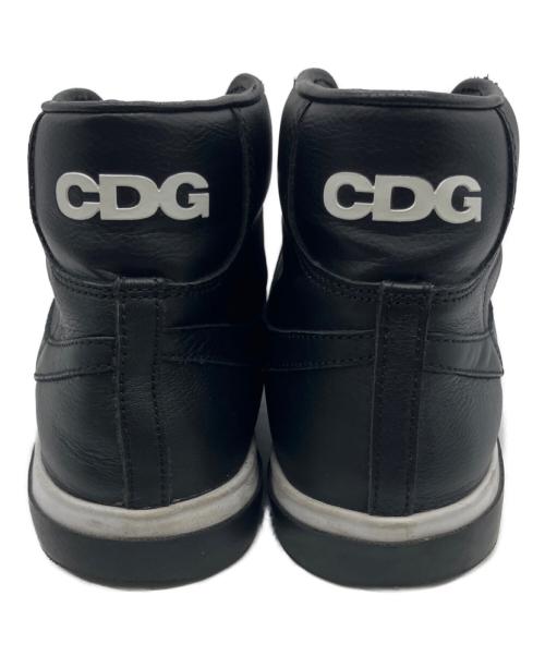 NIKE（ナイキ）NIKE (ナイキ) COMME des GARCONS (コムデギャルソン) ハイカットスニーカー ブラック サイズ:US9の古着・服飾アイテム