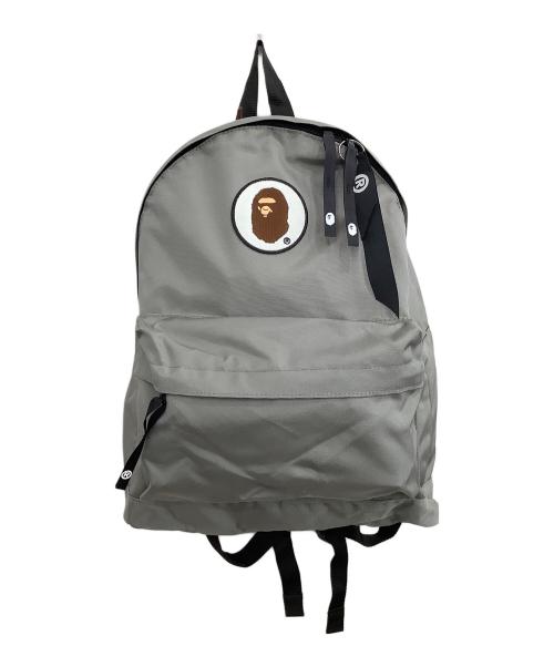 A BATHING APE（アベイシングエイプ）A BATHING APE (アベイシングエイプ) リュック グレーの古着・服飾アイテム