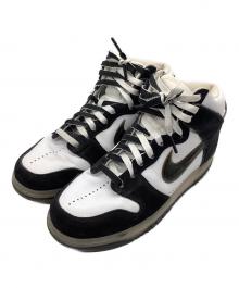 NIKE（ナイキ）の古着「DUNK HIGH "WHITE/CLEAR BLACK" NIKE SLAM JAM」｜ホワイト×ブラック