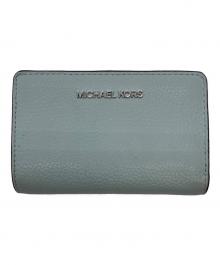 MICHAEL KORS（マイケルコース）の古着「2つ折り財布」｜スカイブルー