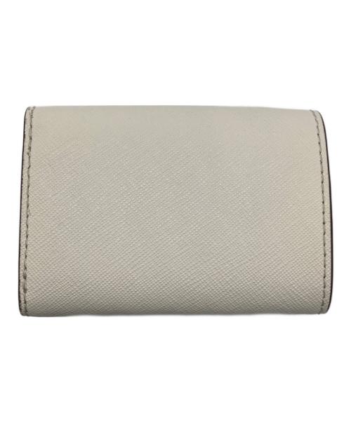 MICHAEL KORS（マイケルコース）MICHAEL KORS (マイケルコース) 3つ折り財布 アイボリーの古着・服飾アイテム
