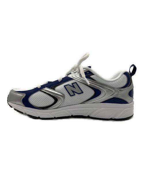 NEW BALANCE（ニューバランス）NEW BALANCE (ニューバランス) ローカットスニーカー ブルー×ホワイト サイズ:27 未使用品の古着・服飾アイテム