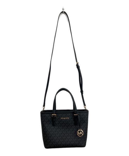 MICHAEL KORS（マイケルコース）MICHAEL KORS (マイケルコース) 2WAYバッグ ブラックの古着・服飾アイテム