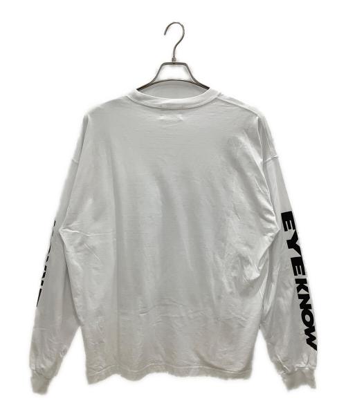 19SO（ナインティーンエスオー）19SO (ナインティーンエスオー) 長袖カットソー ホワイト サイズ:Lの古着・服飾アイテム