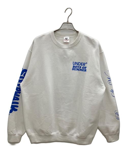 BOYS OF SUMMER（ボーイズオブサマー）BOYS OF SUMMER (ボーイズオブサマー) クルーネックスウェット ホワイト サイズ:XLの古着・服飾アイテム