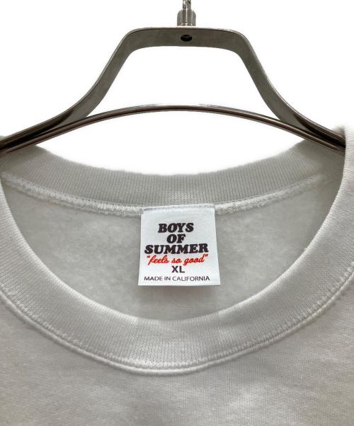 BOYS OF SUMMER（ボーイズオブサマー）BOYS OF SUMMER (ボーイズオブサマー) クルーネックスウェット ホワイト サイズ:XLの古着・服飾アイテム