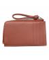 JIL SANDER (ジルサンダー) ラウンドジップカードケース ピンク：26000円